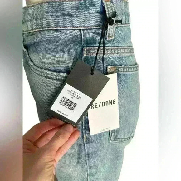 High Waist, Straight Leg  Jeans, Re/Done, size 26. New W/tags! - Picture 5 of 7